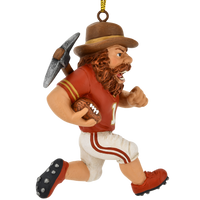 
              Football Playing Miner Sports Collectable Christmas Ornament
            