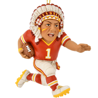 
              Football Playing Native American Sports Collectable Christmas Ornament
            