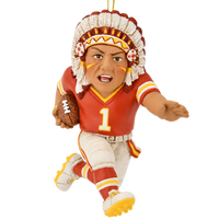 
              Football Playing Native American Sports Collectable Christmas Ornament
            
