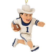 
              Football Playing Rancher Sports Collectable Christmas Ornament
            