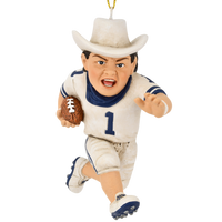 
              Football Playing Rancher Sports Collectable Christmas Ornament
            