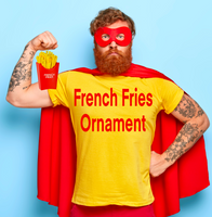 
              French Fries Food Christmas Ornaments Decoration
            