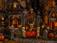 
              Gates of Hell Halloween Horror Ornament Spooky Devil Decoration
            