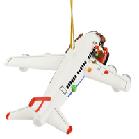 
              Santa Hit By Plane Funny Christmas Ornament Hilarious Decor
            