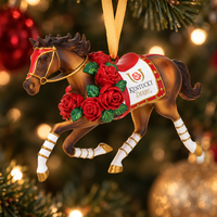 
              Tree Buddees x Kentucky Derby Limited Edition Churchill Downs Horse Ornament
            
