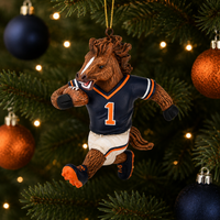 
              Football Playing Horse Sports Collectable Christmas Ornament
            