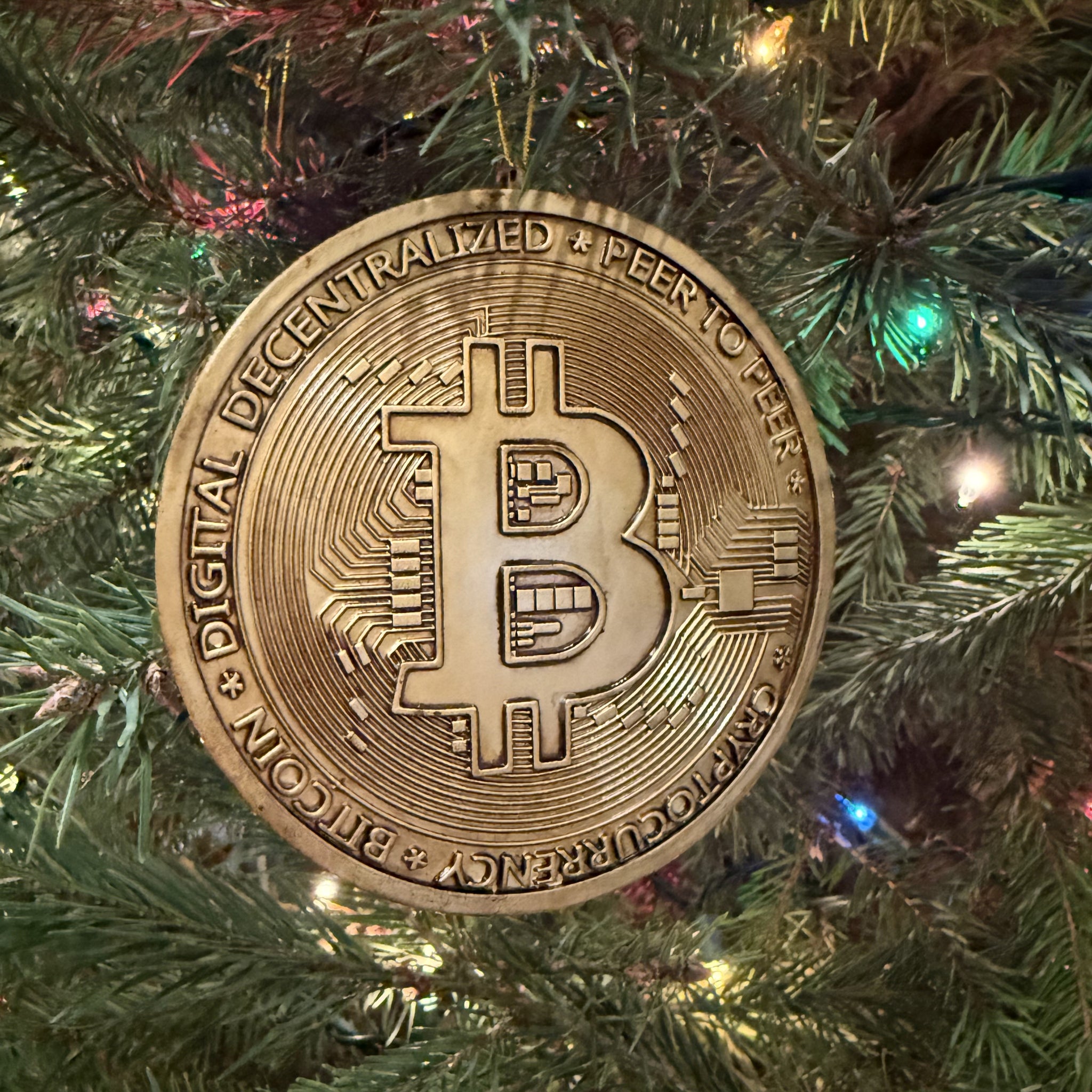 Bitcoin Christmas Ornament Cryptocurrency Money Ornaments| Tree Buddees