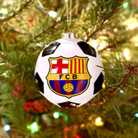 
              Tree Buddees x FC Barcelona Official Futbol Club Ornament Barça Soccer Limited Edition - Glass Barca Ball
            