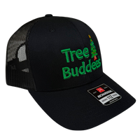 
              Tree Buddees Embroidered Mesh Snapback Hat - Black
            