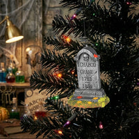 
              Ichabod Crane Tombstone Ornament Sleepy Hollow Decoration
            