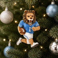 
              Football Playing Lion Sports Collectable Christmas Ornament
            