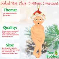
              Naked Mrs. Claus Funny Nude Christmas Ornament Decoration
            