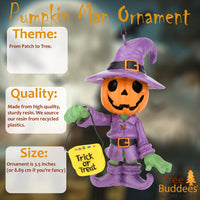 
              Trick or Treating Pumpkin Man Halloween Ornaments
            