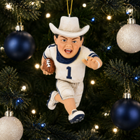 
              Football Playing Rancher Sports Collectable Christmas Ornament
            