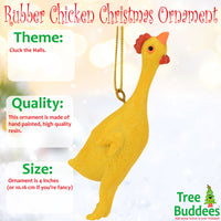 
              Rubber Chicken Funny Gift Christmas Ornaments
            