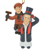 
              Scrooge and Tiny Tim from A Christmas Carol Ornament
            