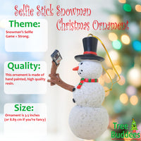 
              Selfie Stick Snowman™ Christmas Ornament
            