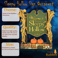
              Welcome to Sleepy Hollow Sign Halloween Ornament Decoration
            