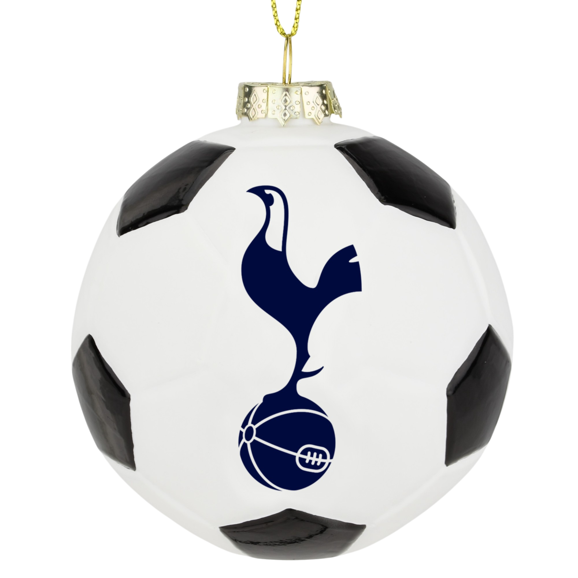 Tree Buddees x Tottenham Hotspur F.C. Official Bauble Limited Edition Spurs Christmas Ornament - Premier League Team - Glass Soccer Ball