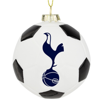 
              Tree Buddees x Tottenham Hotspur F.C. Official Bauble Limited Edition Spurs Christmas Ornament - Premier League Team - Glass Soccer Ball
            