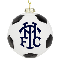 
              Tree Buddees x Tottenham Hotspur F.C. Official Bauble Limited Edition Spurs Christmas Ornament - Premier League Team - Glass Soccer Ball
            