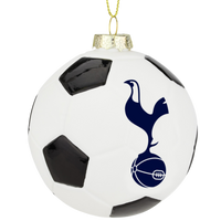 
              Tree Buddees x Tottenham Hotspur F.C. Official Bauble Limited Edition Spurs Christmas Ornament - Premier League Team - Glass Soccer Ball
            