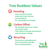 Funny Deer Crossing Injured Reindeer Christmas Ornament