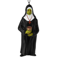 
              Creepy Zombie Nun Halloween Horror Ornament Spooky Decoration
            