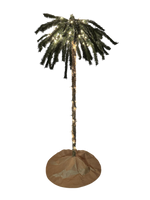 
              50% Off Sale! - 7 Foot Tall Pre-lit Palm Tree Christmas Tree with Sand Colored Skirt & 100 White LED Lights
            