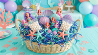 
              1 Pound of Under The Sea Themed Crinkle Paper Shred for Gift Baskets and Packaging
            