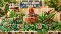 
              1 Pound of Dinosaur Themed Crinkle Paper Shred for Gift Baskets and Packaging
            