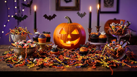
              1 Pound of Halloween Themed Crinkle Paper Shred for Gift Baskets and Packaging
            