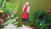 
              Mrs. Claus Tree Pose Yoga Christmas Ornament
            