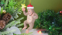 
              King Kong Climbing The Tree Large Christmas Ornament
            