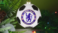 
              Tree Buddees x Chelsea F.C. Bauble Glass Soccer Ball Ornament
            