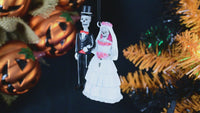 
              Death Do Us Part Skeleton Ornament or Wedding Cake Topper – Bride & Groom
            