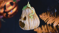 
              Rotten Pumpkin Jack-o'-lantern Halloween Ornament Decoration
            