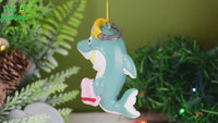 
              Beach Shark Christmas Ornament
            