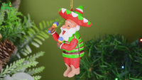 
              Fiesta Santa Christmas Ornament
            