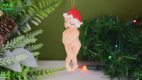 
              Naked Mrs. Claus Funny Nude Christmas Ornament Decoration
            