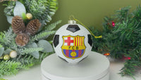 
              Tree Buddees x FC Barcelona Official Futbol Club Ornament Barça Soccer Limited Edition - Glass Barca Ball
            