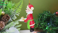 
              Barista Santa Christmas Tree Coffee Ornament
            