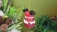 
              Santa Stuck in The Chimney Christmas Ornament
            