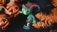 
              Evil Elf with Bloody Knife Halloween - Christmas Ornament
            