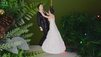 
              Bride & Groom Marriage Ornament Newlyweds - Hilarious Wedding Cake Topper
            