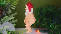 
              Funny Naked Santa Claus Christmas Ornaments
            