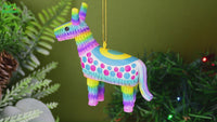 
              Colorful Donkey Party Piñata Christmas Ornament
            