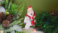 
              Santa Riding A Unicorn Christmas Ornament
            