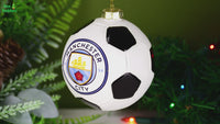 
              Tree Buddees x Manchester City F.C. Bauble Glass Soccer Ball Ornament
            
