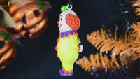 
              Creepy Clown Holding a Bloody Hatchet Halloween Ornament
            
